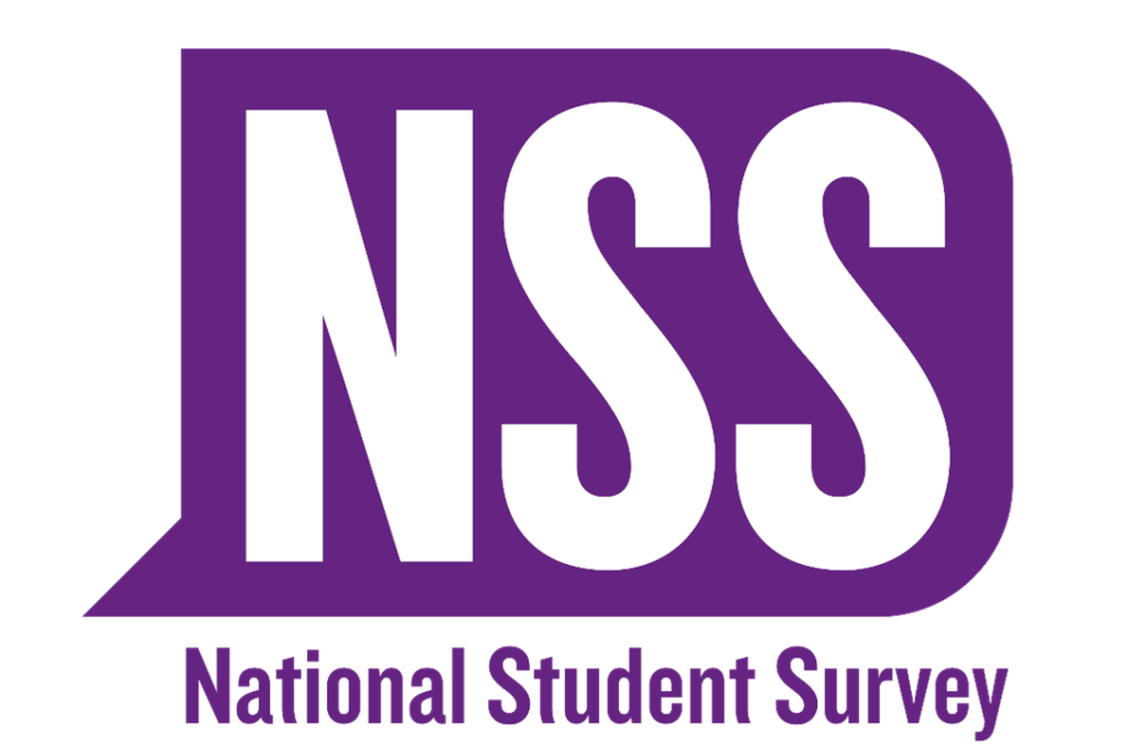 Purple NSS Logo. National Student Survey.